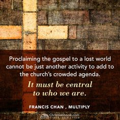 Francis Chan, Multiply More