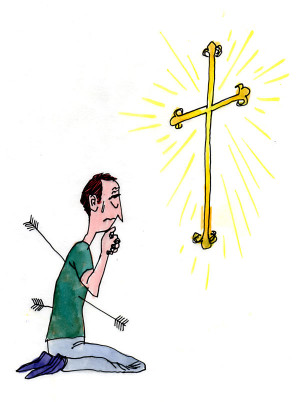 ... the suffering of another; he must suffer himself.