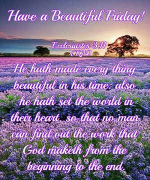 Friday blessings...