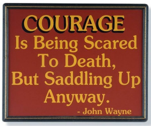 John Wayne quote on courage