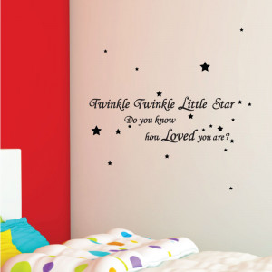Twinkle Twinkle Wall Art Quote