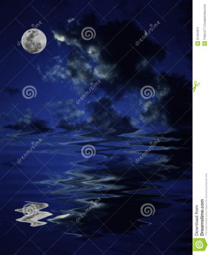 Moon Reflected Water Full The
