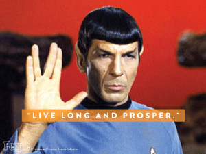 We're honoring late Star Trek actor Leonard Nimoy with the words we'll ...