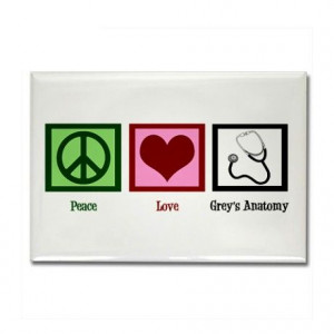 Grey's Anatomy Opening Quotes | Grey's Anatomy Fan Rectangle Magnet by ...