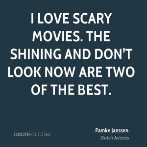 love scary movies. The Shining and Don't Look Now are two of the ...