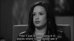 demi lovato quotes about depression