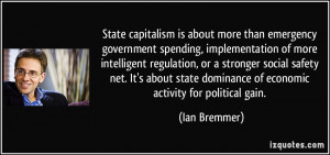 State capitalism is about more than emergency government spending ...
