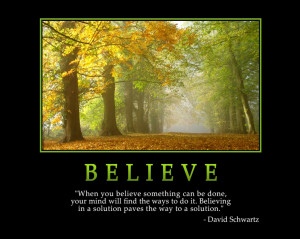 Believing You Can Something