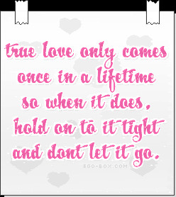 True Love Only Comes Love Quotes.