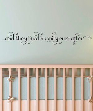 Belvedere Black 'Happily Ever After' Wall Quote