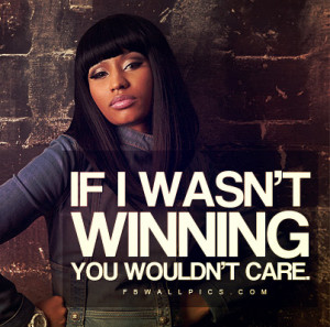 Nicki Minaj Winning Quote Picture