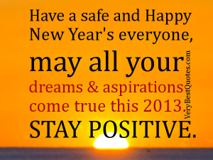 Happy New Year Everyone May All Your Dreams Aspirations Come True