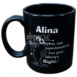 Customized Coffee Mug (Quote) Single Side Engraving