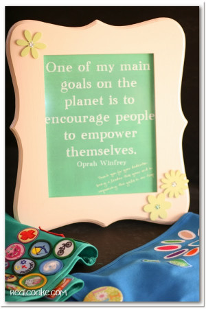 quote or inspirational quote for a girl scout leader gift