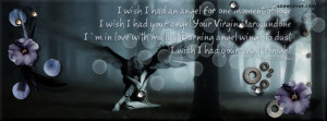 Wish I Had An Angel Facebook Cover