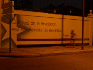 And there truly is a battle on the walls of Havana’s streets.