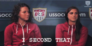 Two goals and two assists for Alex Morgan by the 56th minute. My guess ...
