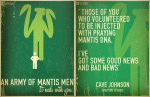 Portal 2 Quotes Portal 2 fan posters