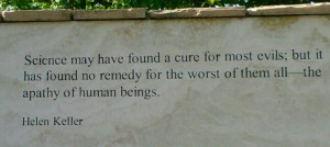 Quote from the Boise Ann Frank Memorial