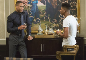 EMPIRE: Andre (Trai Byers, L) and Hakeem (Bryshere Gray, R) have a ...