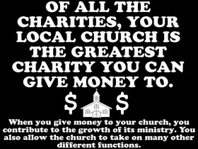 spiritual quotes photo: Of All The Charities Your Local Church Is The ...