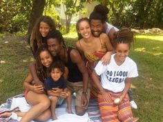 Jah Cure and his beautiful family.