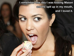 Kourtney gives advice to Kim who lost one of her earrings.