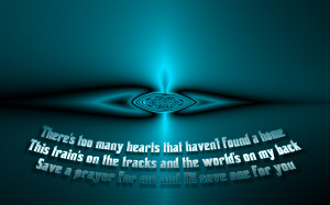 Save A Prayer - Bon Jovi Song Lyric Quote in Text Image