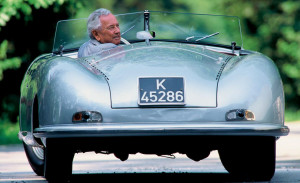 Ferry Porsche in 1994 at his 85th birthday in the 1948 Porsche Number ...
