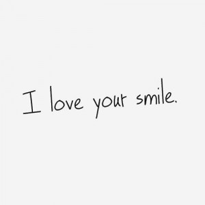 love your smile. | via Tumblr | We Heart It