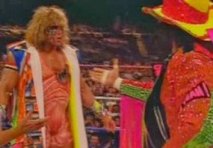 WWF / WWE - Summerslam 1992: Ultimate Warrior challenged Macho Man ...