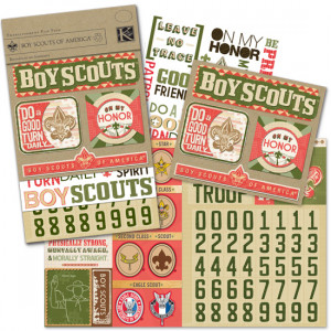 ... Boy Scouts of America Collection - Embellishment Flip Pack - Boy Scout