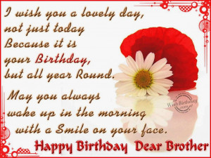 Birth Day Quotes & Wishes For Brother