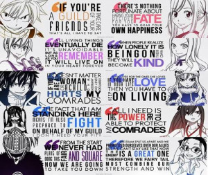 Group of: Fairy Tail Quotes