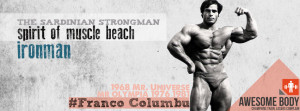 Franco Columbu Cover Photo | Bodybuilding Cover For Facebook