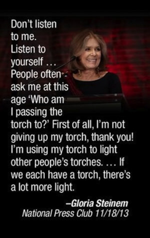 Tags gloria steinem feminism women success Women empowerment