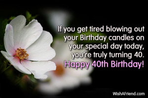 If you get tired blowing out your Birthday candles on your special day ...