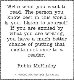 Writing Quote – Robin McKinley