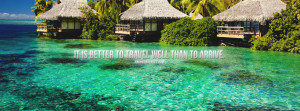 It Is Better To Travel Well Buddha Quote Vintage Palm Trees