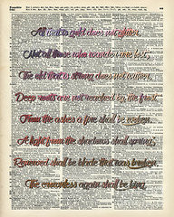 Tolkien Books Posters - Bilbo Baggins Quote Poster by Jacob Kuch