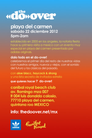 ... 12/22/12 At Canibal Royal Beach Club – Playa Del Carmen, Mexico