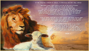 Biblical Lion And The Lamb