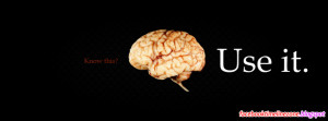 Use Your Brain Funny Facebook Timeline Cover