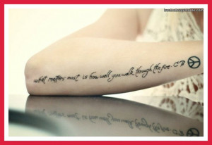 Inspirational Tattoo...