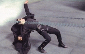 absolutely loved the scenes in the Matrix where Neo dodges bullets ...
