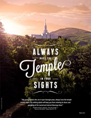 Always Have the Temple in Your Sights