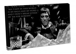 Canvas-art-print-ready-to-hang-SCARFACE-TONY-MONTANA-quote