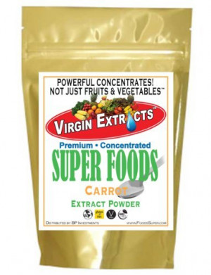 Virgin Extracts (TM) Pure Premium Raw Organic Freeze Dried Carrot ...