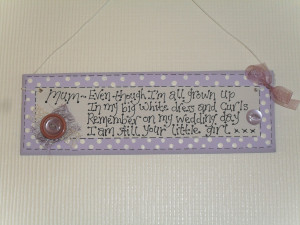 put any quote, saying, music lyrics, personal messages on a plaque ...