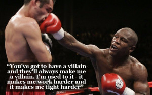 Mayweather also often talks about his percieved poor treatment in the ...